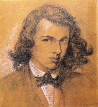 Dante Gabriel Rossetti : Self Portrait